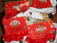 72x kerst halsband voor huisdieren kat en hond - afbeelding 1 van  3