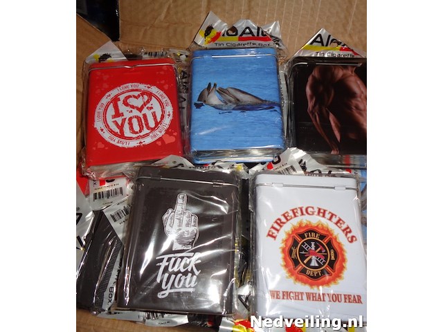 72x sigarettenblikjes assorti - afbeelding 3 van  3
