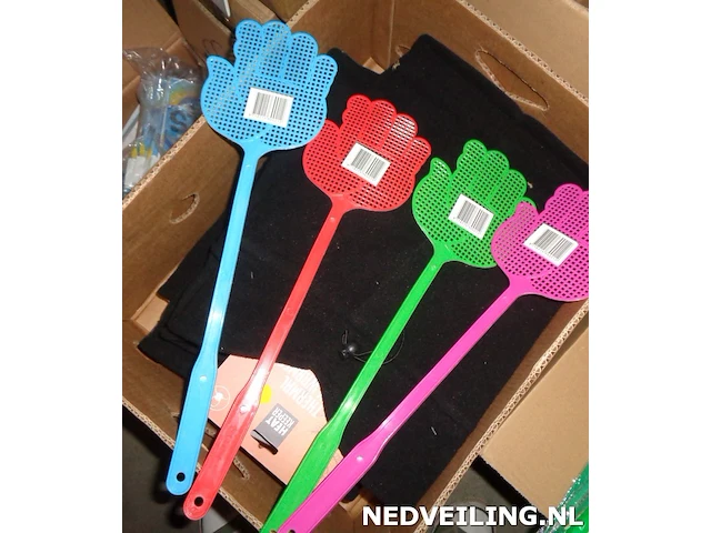 72x vliegenmepper hand in 4 kleuren - afbeelding 2 van  3