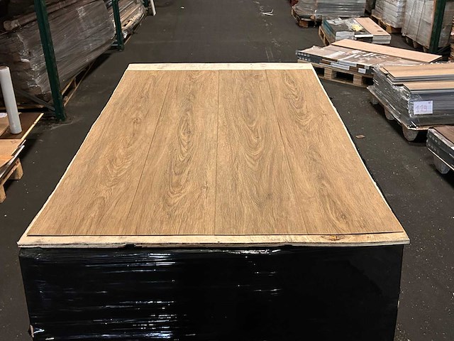74 m2 pvc dryback plank - 1280 x 193 x 2,5 mm - afbeelding 3 van  3