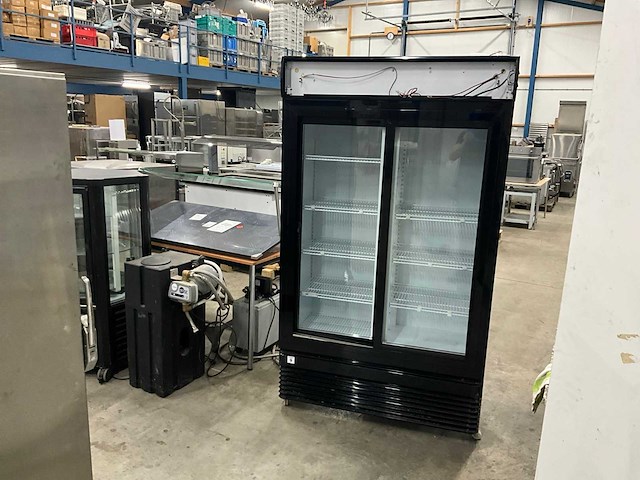 7455.1395 dubbeldeurs glasdeur koelkast - afbeelding 1 van  7