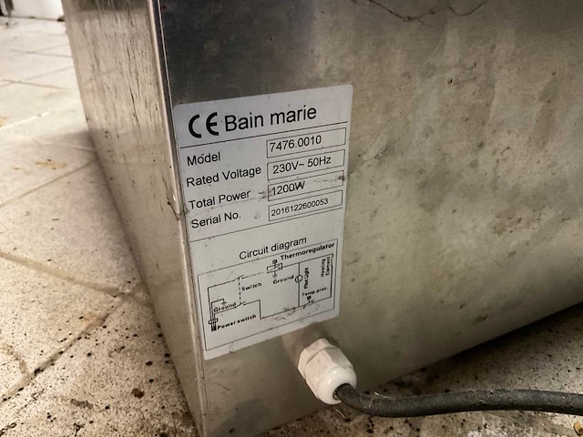 7476.0010 1/1 gn au bain-marie - afbeelding 5 van  5