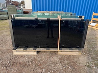 74st glaspanelen 10mm gehard veiligheidsglas inclusief glasprofiel + wieltjes - afbeelding 8 van  12