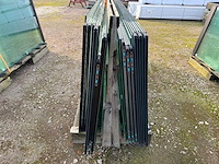 74st glaspanelen 10mm gehard veiligheidsglas inclusief glasprofiel + wieltjes - afbeelding 12 van  12