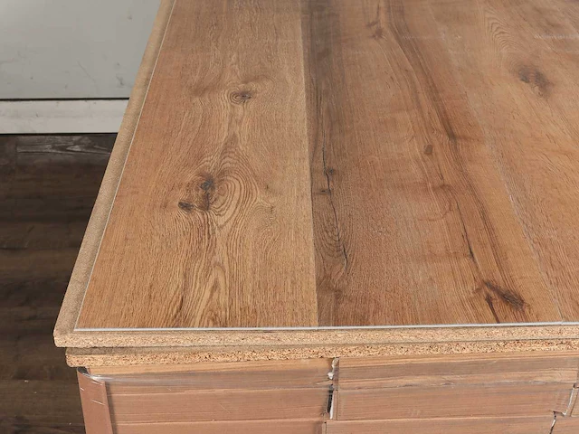 75 m2 pvc click plank met geintegreerde xps onderlaag - 1220 x 228 x 5+1,5 mm - afbeelding 2 van  4