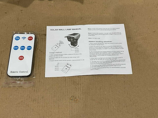 77 smd led - solar bewegingssensor (4x) - afbeelding 4 van  4