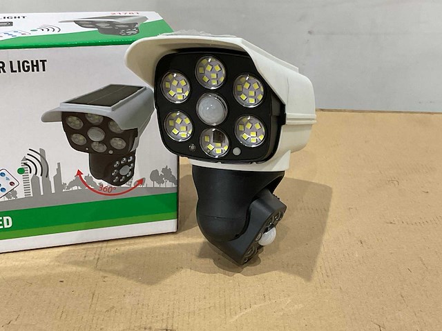 77 smd led - solar bewegingssensor (4x) - afbeelding 6 van  7