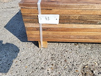 78 x guyana teak planken 25 x 140mm , lengte 90 cm - afbeelding 6 van  6