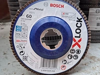 7x 10 stuks lamellenschijf bosch, 125x22,23mm | 60 - afbeelding 3 van  3