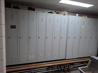 7x 2-deurs kledinglocker - afbeelding 1 van  3