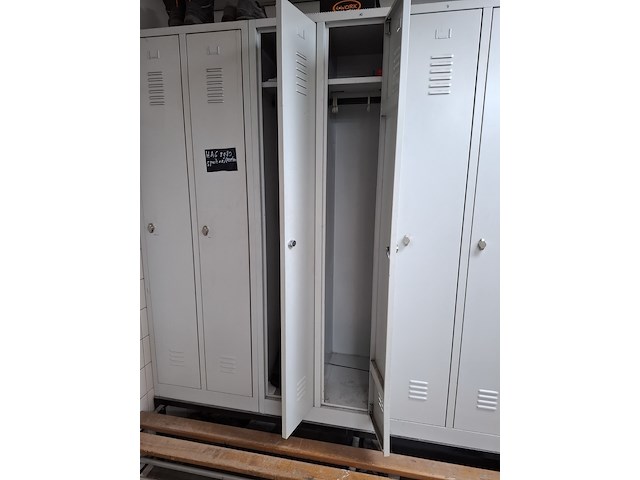 7x 2-deurs kledinglocker - afbeelding 3 van  3