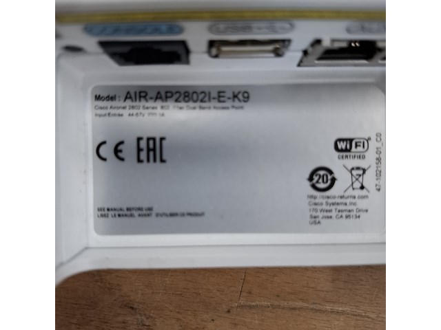 7x access point cisco, air ap2802i-e-k9 - afbeelding 3 van  9