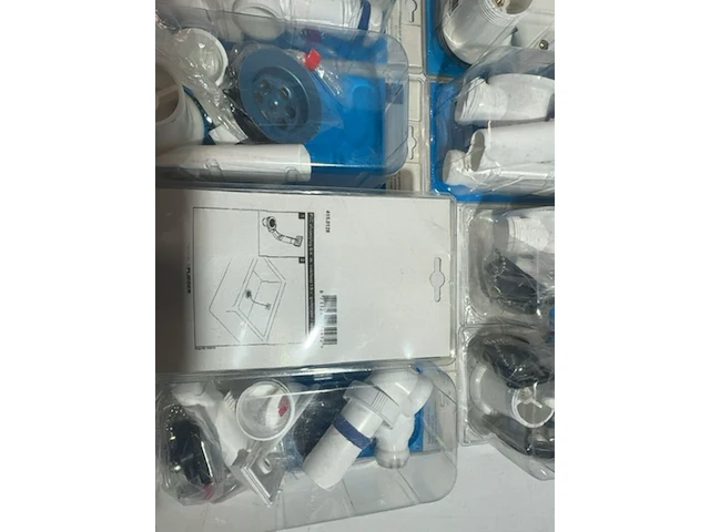7x afvoerplug 6/4" met overloop, plieger, chroom - afbeelding 4 van  4