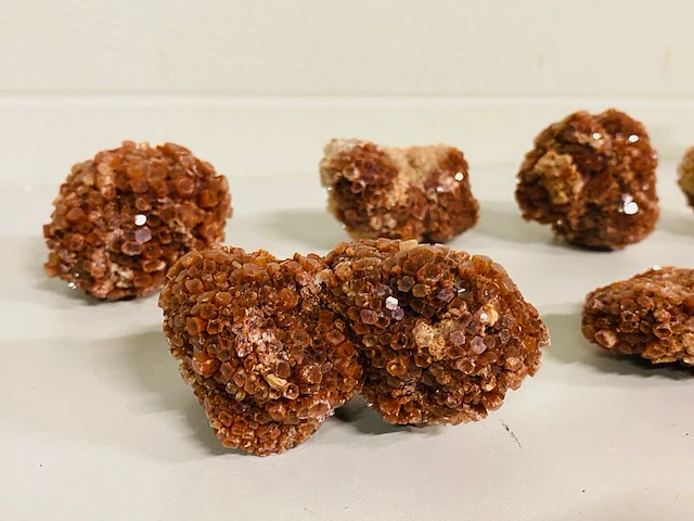 7x aragoniet ruwe clusters - afbeelding 2 van  7
