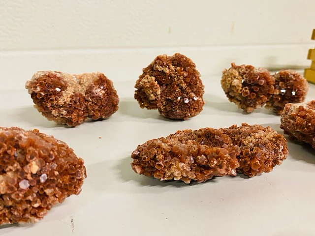 7x aragoniet ruwe clusters - afbeelding 3 van  7