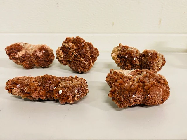 7x aragoniet ruwe clusters - afbeelding 4 van  7