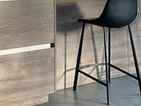 7x barkruk dutchbone, franky, zwart - afbeelding 4 van  4