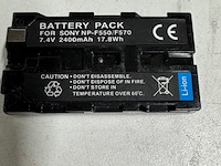 7x batterij voor camera - afbeelding 3 van  8