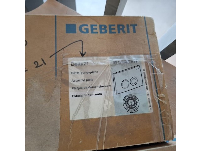 7x bedieningspaneel geberit - afbeelding 8 van  9