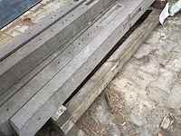 7x betonpalen antraciet stampbeton, woodvision - afbeelding 1 van  3
