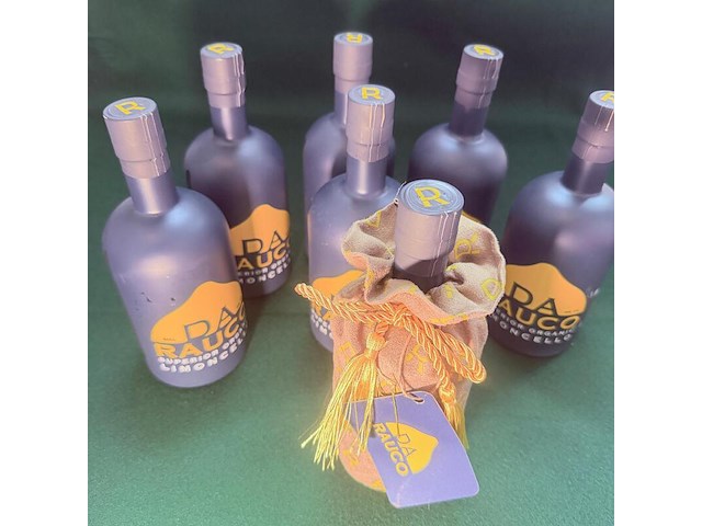 7x biologische limoncello 0.5l da raucho - afbeelding 1 van  3