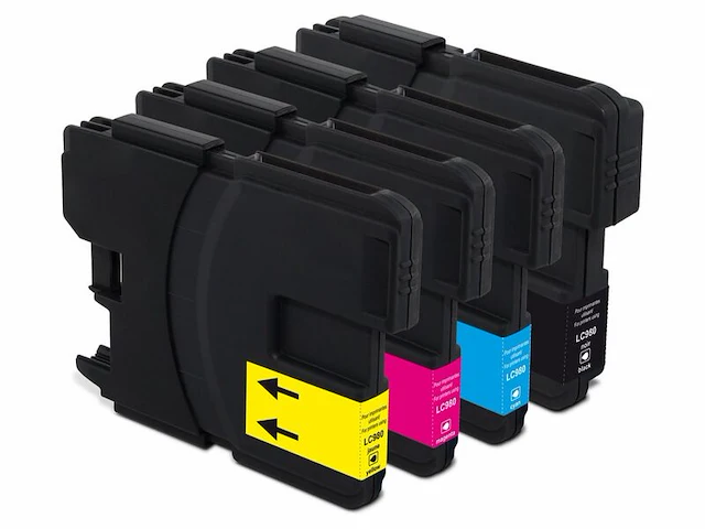 7x brother lc-980 inktcartridge multipack, recycleclub - afbeelding 2 van  2