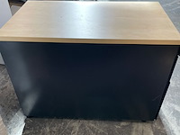 7x bureau kasten klein, zwart - afbeelding 3 van  3