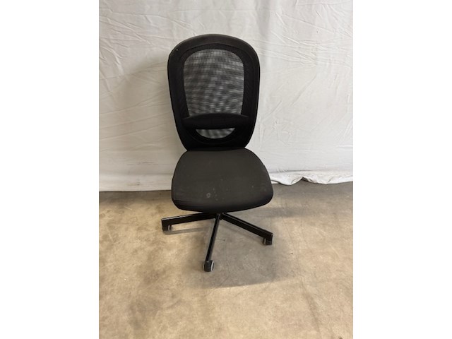7x bureaustoel ikea, flintan, zwart - afbeelding 1 van  6
