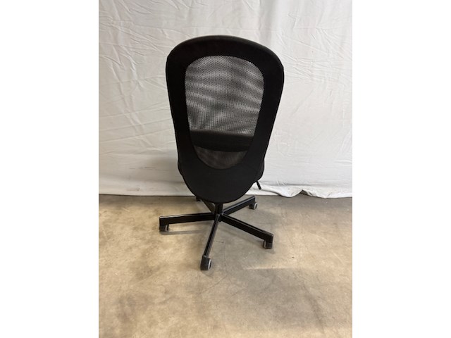 7x bureaustoel ikea, flintan, zwart - afbeelding 4 van  6