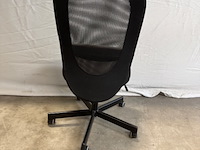 7x bureaustoel ikea, flintan, zwart - afbeelding 4 van  6