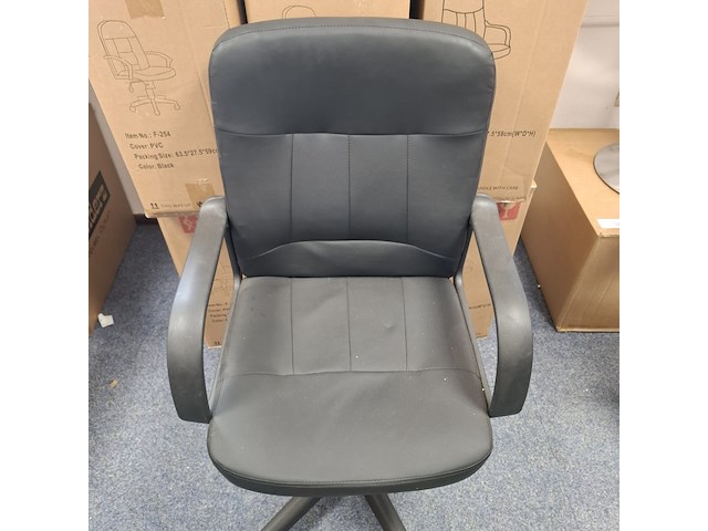 7x bureaustoel zwart - afbeelding 2 van  5