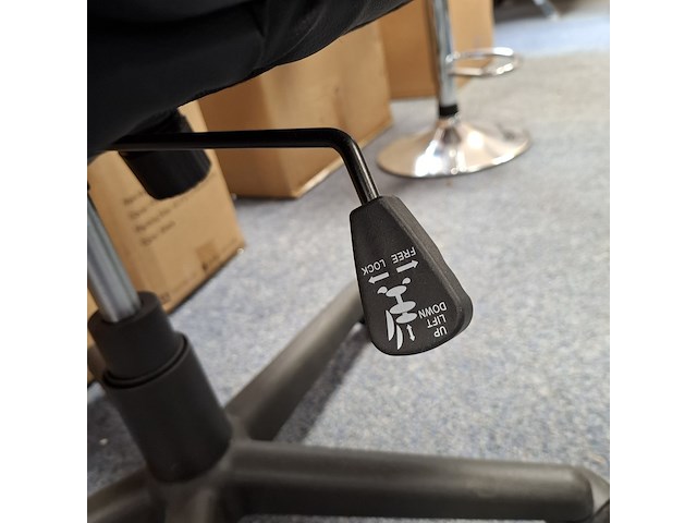 7x bureaustoel zwart - afbeelding 4 van  5