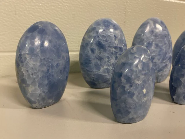 7x calciet blauw vrije vorm - afbeelding 2 van  6
