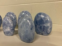 7x calciet blauw vrije vorm - afbeelding 5 van  6
