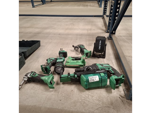 7x divers accu/elektrisch gereedschap hikoki, diverse modellen - afbeelding 1 van  13