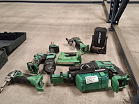7x divers accu/elektrisch gereedschap hikoki, diverse modellen