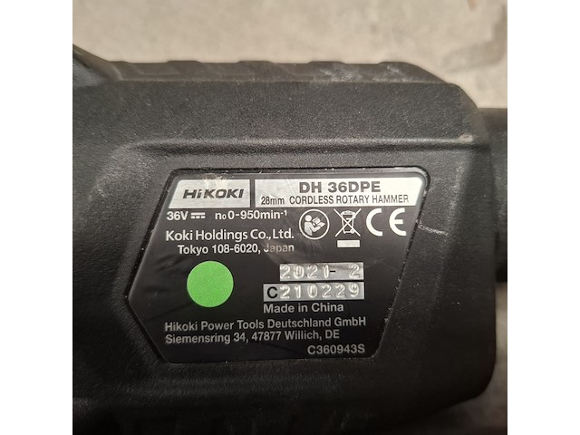 7x divers accu/elektrisch gereedschap hikoki, diverse modellen - afbeelding 3 van  13