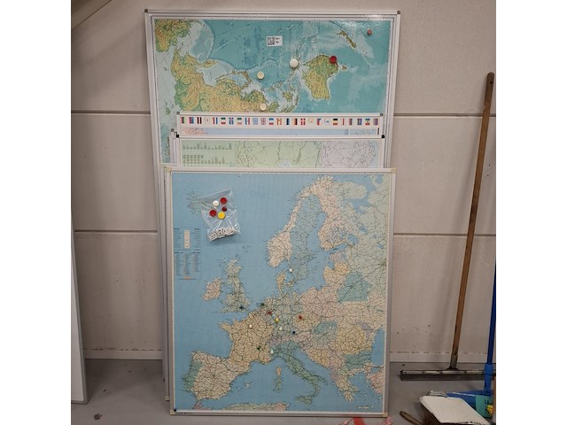 7x diverse landkaart - afbeelding 1 van  7