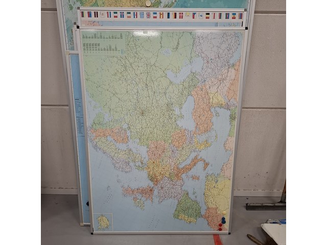 7x diverse landkaart - afbeelding 2 van  7