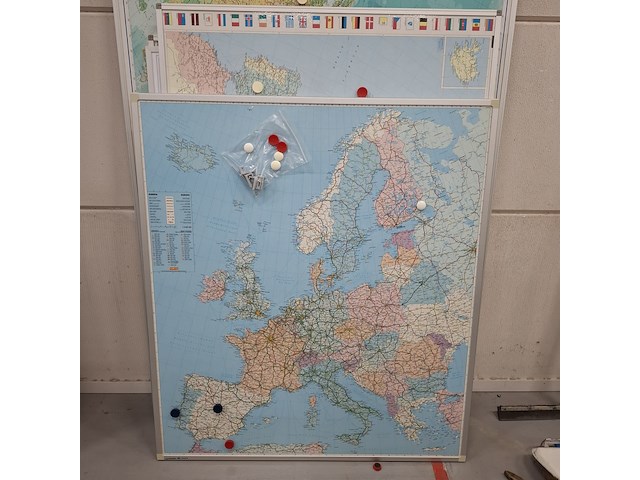 7x diverse landkaart - afbeelding 3 van  7