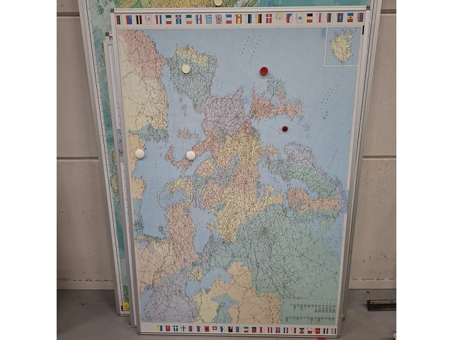 7x diverse landkaart - afbeelding 4 van  7