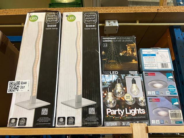 7x diverse led verlichting, w.o. eglo, home sweet home - afbeelding 1 van  7
