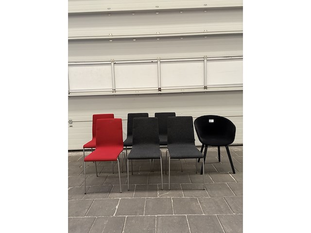 7x diverse stoelen, w.o. pedrali - afbeelding 1 van  8