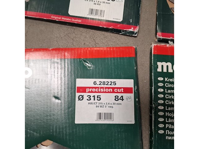 7x diverse zaagbladen metabo - afbeelding 3 van  8