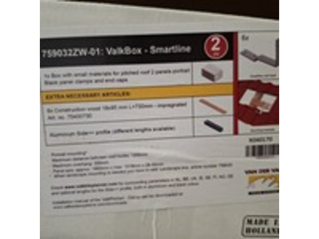 7x doos dakhaken, valkbox, smartline 759032zw-01 - afbeelding 3 van  4