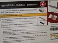 7x doos dakhaken, valkbox, smartline 759032zw-01 - afbeelding 3 van  4