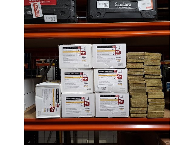 7x doos dakhaken, valkbox, smartline 759033zw-01 - afbeelding 1 van  4