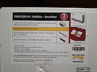 7x doos dakhaken, valkbox, smartline 759033zw-01 - afbeelding 3 van  4