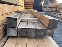 7x douglas balken fijnbezaagd, 200x200mm, lengte 500cm - afbeelding 3 van  3