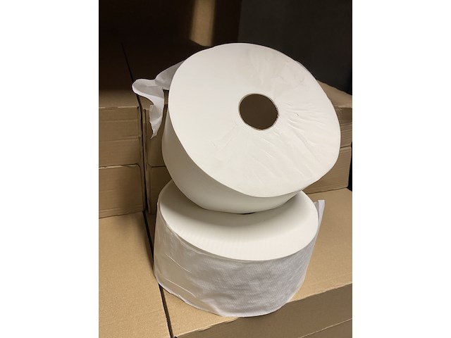 7x dozen a 12 stuks jumbo wc-rol 270 meter - afbeelding 2 van  3
